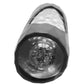 Hummer 2.0 Silicone Rechargeable Vibrating Stroker - Crystal Clear/Black Pearl