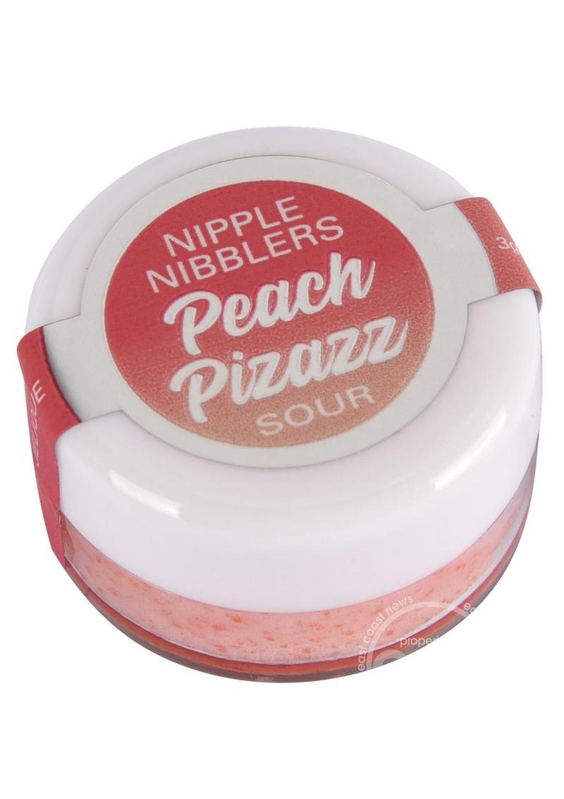 Jelique Nipple Nibblers Sour Tingle Balm Peach Pizazz 3 gm. 1 pc.