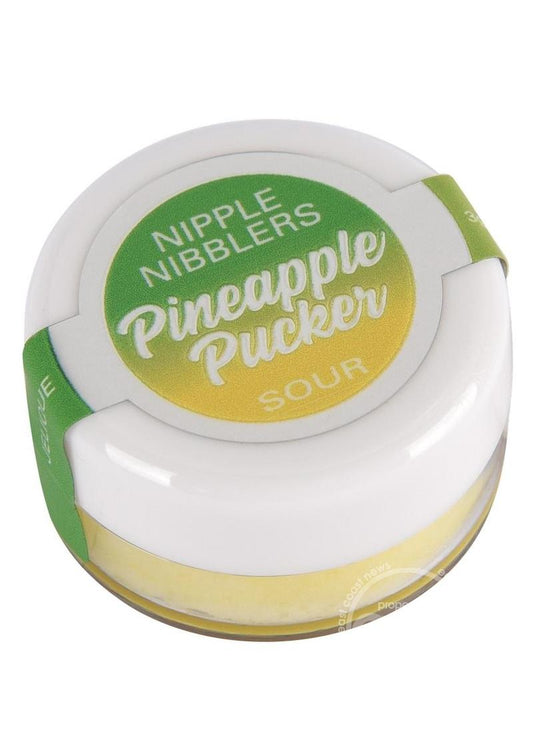 Jelique Nipple Nibblers Sour Tingle Balm Pineapple Pucker 3 gm. 1 pc.