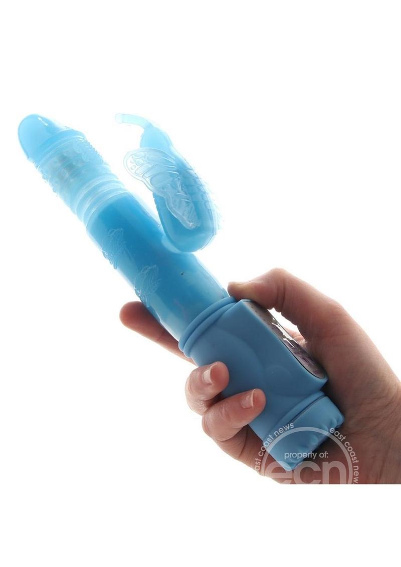 Firefly Lola Glow In The Dark Thrusting & Rotating Rabbit - Blue