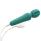 Adam & Eve Eve's Petite Private Pleasure Silicone Rechargeable Wand Massager - Green