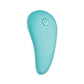 Love Distance Span App Controlled Rechargeable Panty Vibe - O/S - Aqua