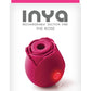 Inya The Rose Silicone Rechargeable Clitoral Stimulator - Red