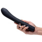 Inmi 5 Star Come Hither Silicone Rechargeable G-Spot Vibrator - Black