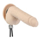 LUX Active Tether Adjustable Silicone Cock Tie - Black/Silver