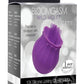 Inmi Bloomgasm Wild Violet 10x Silicone Rechargeable Licking Clit Stimulator - Violet