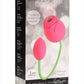 Inmi Bloomgasm Rose Duet 15x Silicone Rechargeable Vibrating & Sucking Clit Stimulator - Pink