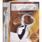 Booty Sparks Gemstones Tiger Eye Heart Anal Plug - Medium - Brown