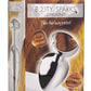 Booty Sparks Gemstones Tiger Eye Heart Anal Plug - Large - Brown