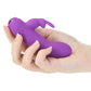 PowerBullet Alice's Bunny Silicone Rechargeable Rabbit - Purple