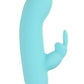 PowerBullet Alice's Bunny Silicone Rechargeable Rabbit Vibrator- Teal