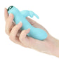 PowerBullet Alice's Bunny Silicone Rechargeable Rabbit Vibrator- Teal