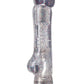 Naturally Yours Can-Can Vibrating Dildo 7in - Clear