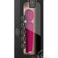 Lush Allana Velvet Rechargeable Silicone Wand Vibrator- Magenta/Rose Gold
