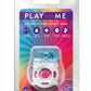 Play with Me One Night Stand Vibrating Cock Ring - Blue