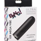 Bang! 10X Rechargeable Vibrating Bullet - Black
