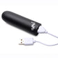 Bang! 10X Rechargeable Vibrating Bullet - Black