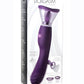 Inmi Shegasm Rechargeable Silicone Licking & Sucking Vibrator - Purple
