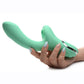 Inmi Shegasm Minty Rechargeable Silicone Suction Rabbit Vibrator - Teal