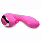 Inmi Shegasm Licking G-Throb Rechargeable Silicone Rabbit Vibrator - Pink