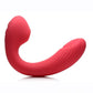 Inmi Shegasm Joy-Pulse Flexible Suction Rechargeable Silicone G-Spot Vibrator - Red