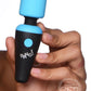 Bang! 10X Vibrating Mini Rechargeable Silicone Wand Massager - Blue
