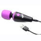 Bang! 10X Vibrating Mini Rechargeable Silicone Wand Massager- Purple