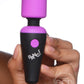 Bang! 10X Vibrating Mini Rechargeable Silicone Wand Massager- Purple
