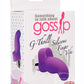 Gossip G-Thrill Silicone Finger Vibe with Full Size Bullet - Purple