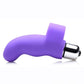 Gossip G-Thrill Silicone Finger Vibe with Full Size Bullet - Purple