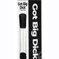 PowerBullet Got Big Dick Automatic Penis Pump - Black/Clear