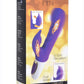 Inmi Flipper Flicker Rechargeable Silicone Clitoral Stimulating Rabbit Vibrator - Purple