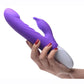 Inmi Flipper Flicker Rechargeable Silicone Clitoral Stimulating Rabbit Vibrator - Purple