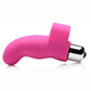 Gossip G-Thrill Silicone Finger Vibe with Full Size Bullet - Pink