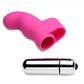 Gossip G-Thrill Silicone Finger Vibe with Full Size Bullet - Pink