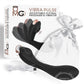 OMG VibraPulse Rechargeable Silicone Adjustable Clitoral Massager with Vibrator - Black