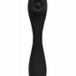 OMG VibraPulse Rechargeable Silicone Adjustable Clitoral Massager with Vibrator - Black