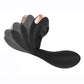 OMG VibraPulse Rechargeable Silicone Adjustable Clitoral Massager with Vibrator - Black