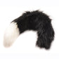 Tailz Interchangeable Fox Tail Accessory<br>- Black/White