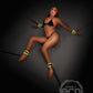 WhipSmart Glow in the Dark Bed Restraints with Adjustable Cuffs