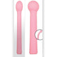 Gender X Flexi Wand Rechargeable Silicone Bendable Massager - Pink