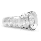 M For Men Soft and Wet All Nighter Glow In The Dark Self Lubricating Stroker - Clear