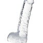 Naturally Yours Crystalline Dildo 6in - Diamond