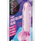Naturally Yours Crystalline Dildo 8in - Rose