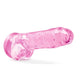 Naturally Yours Crystalline Dildo 8in - Rose