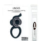 Lingus Silicone Vibrating Cock Ring - Black