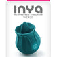 Inya The Kiss Rechargeable Silicone Clitoral Stimulator - Teal