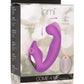Inmi 5x Come Hither Rechargeable Silicone Vibrator with Remote Control - Purple