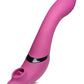 Inmi 7X Swivel Licker 180 Rotating Silicone Licking Vibrator - Pink