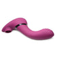 Inmi 7X Swivel Licker 180 Rotating Silicone Licking Vibrator - Pink